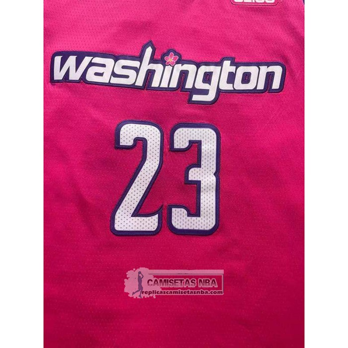 Camiseta Washington Wizards Michael Jordan NO 23 Ciudad 2022-23 Rosa